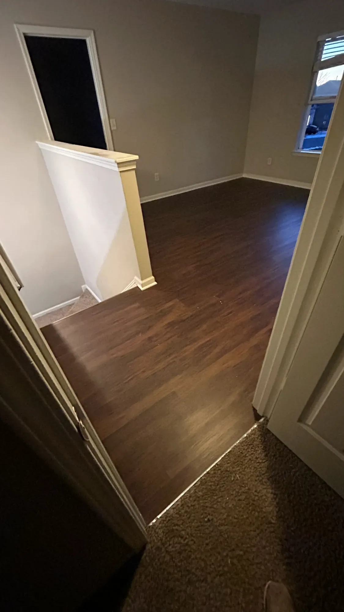 Landing & Living Room Transition